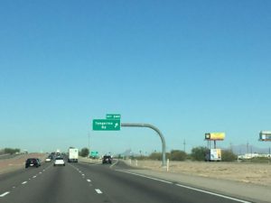 Tangerine Rd Freeway exit sign
